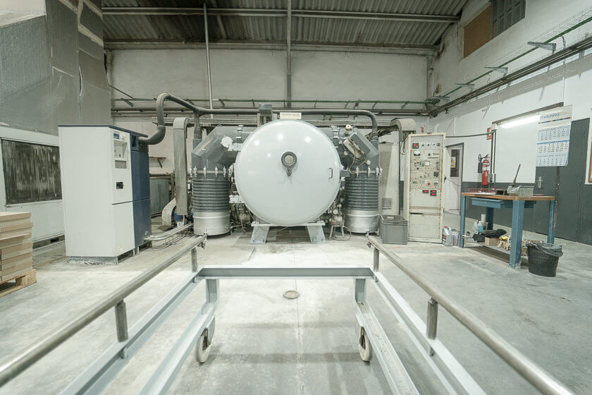 proceso metalizacion maquinaria